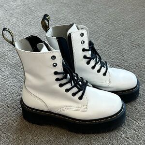 White Platform Dr. Martens (hardly ever worn!)